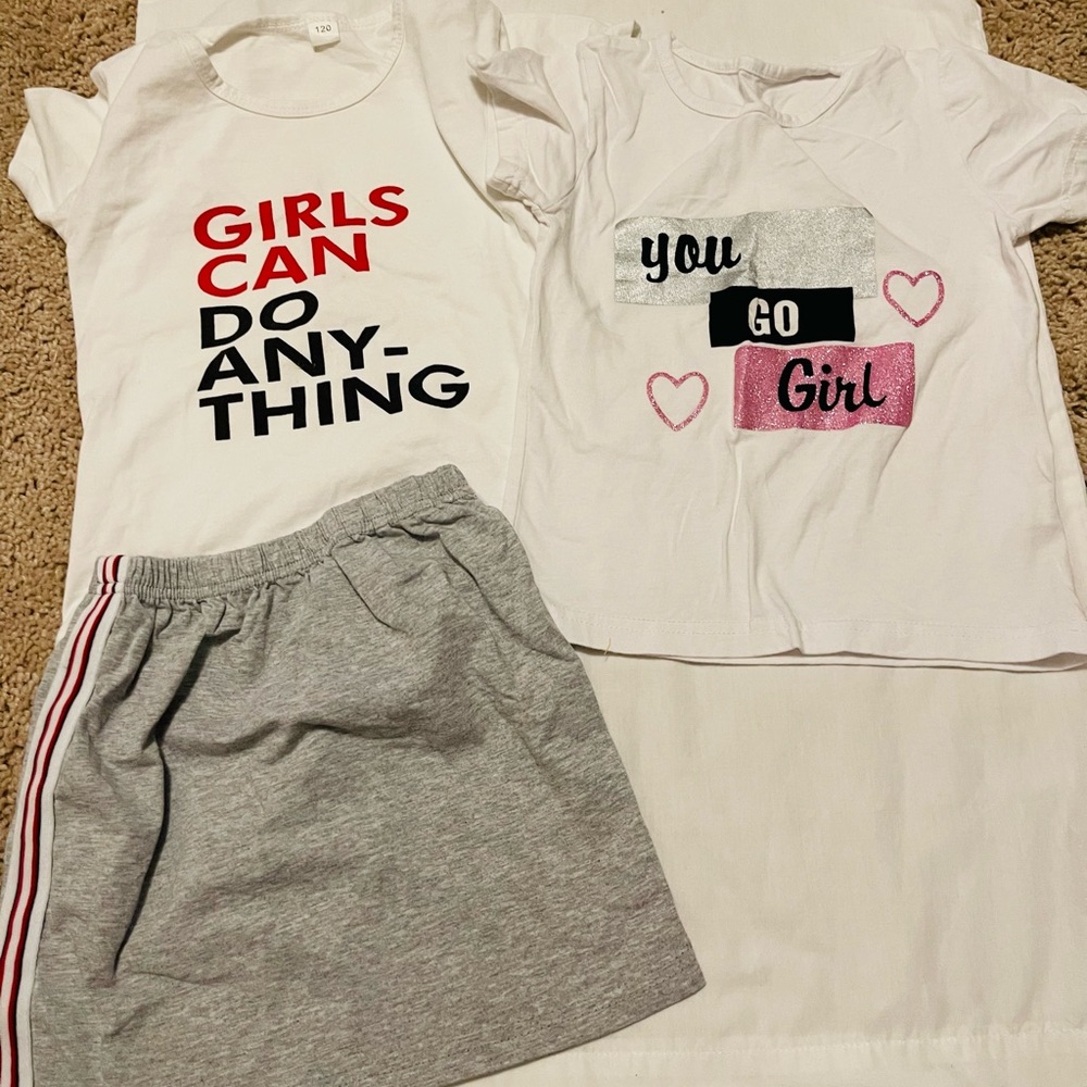 skirt set + top